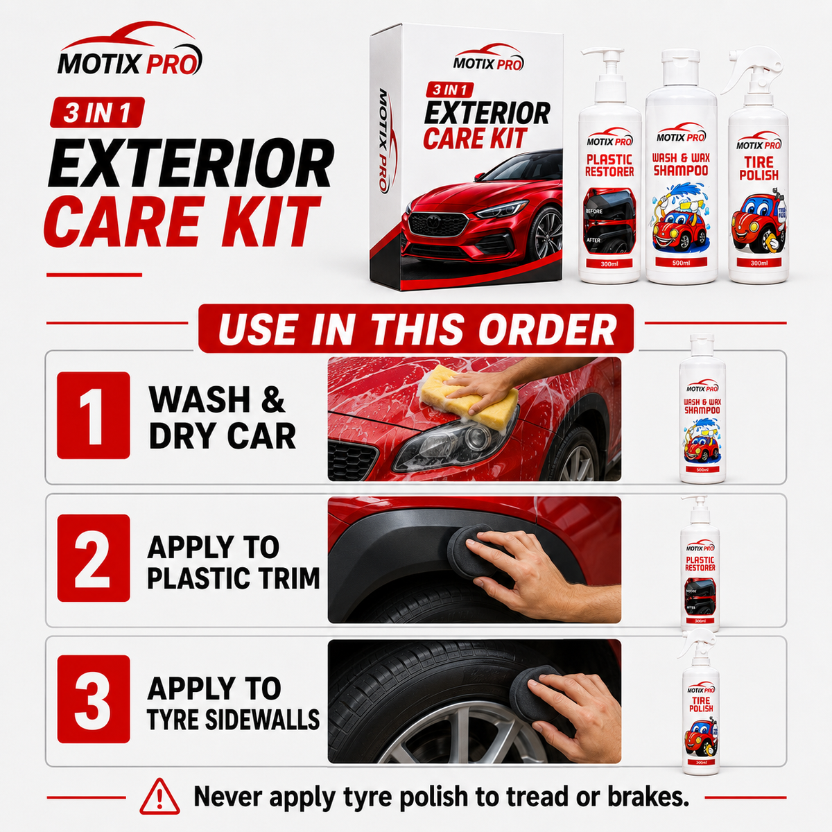 How to use MOTIX PRO Exterior Revival Kit