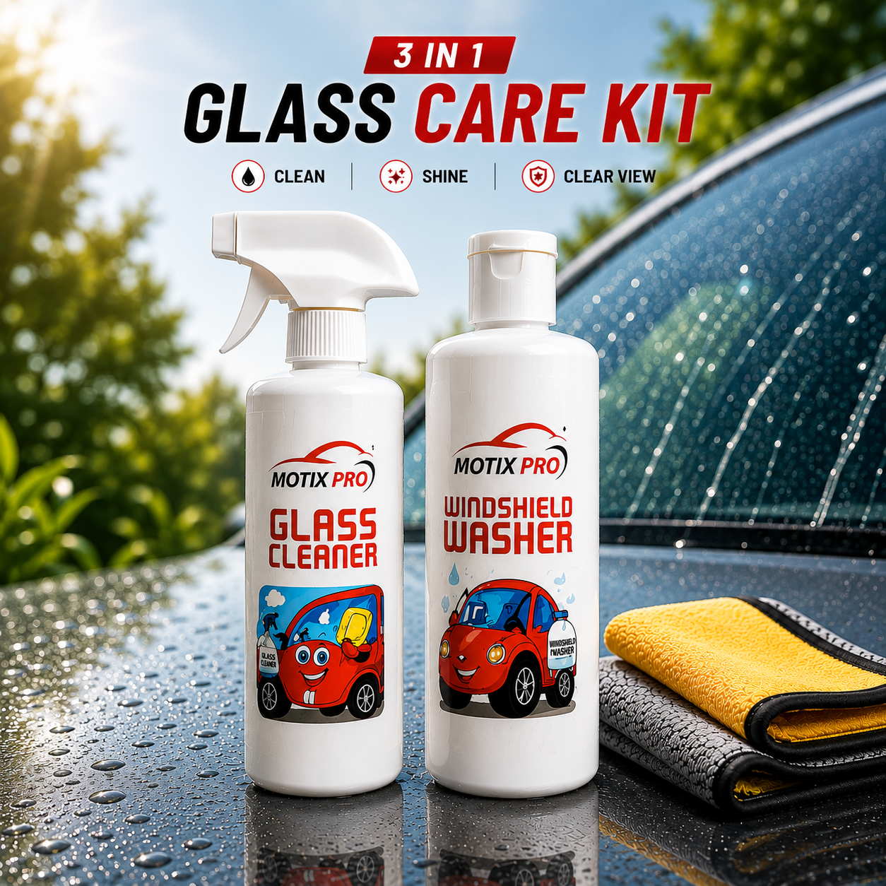 Ultimate Glass Care Kit (3 in 1)