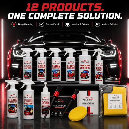 Motix Pro 12 products one complete car care solution