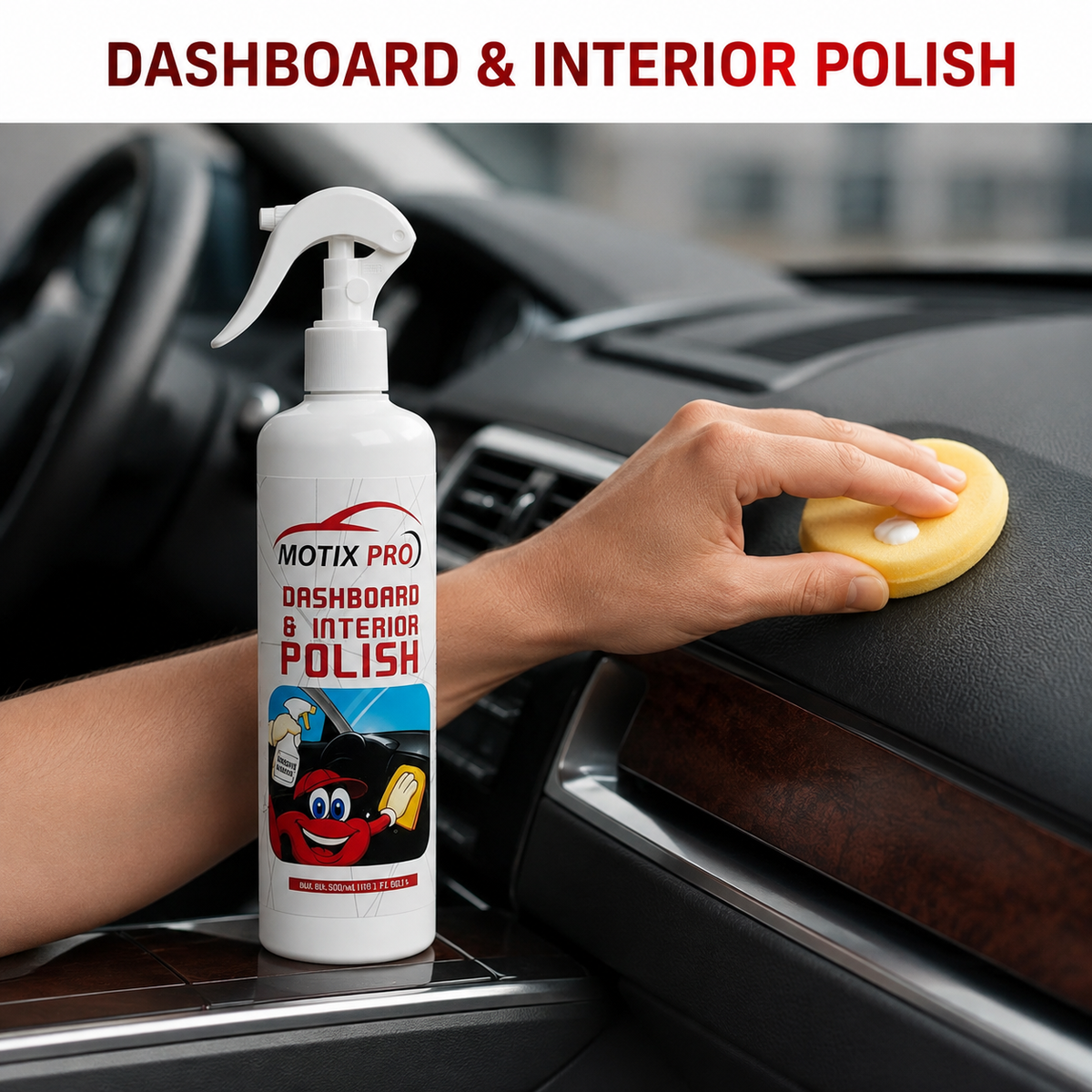 MOTIX PRO Dashboard and Interior Polish application