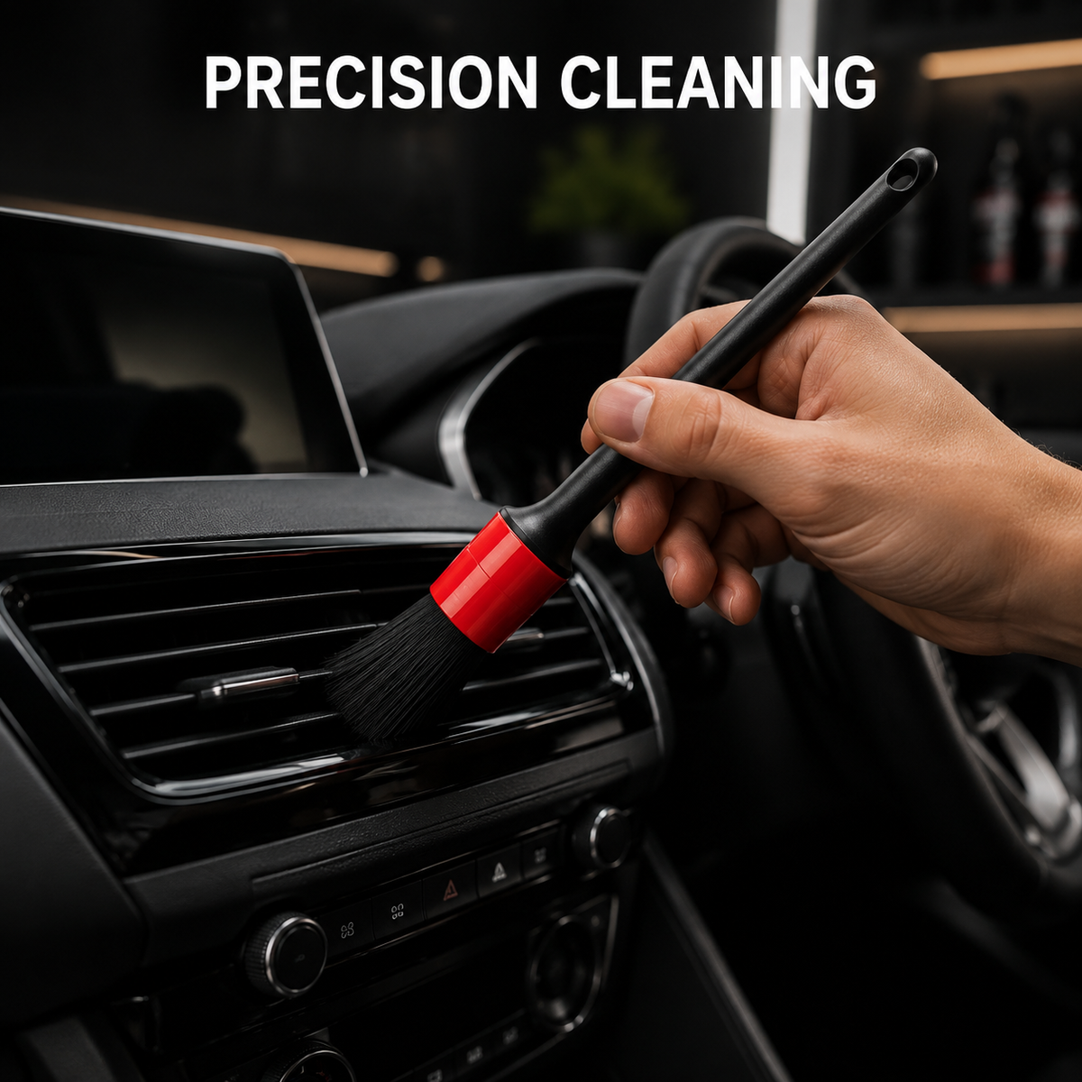 MOTIX PRO Detailing Brush in use