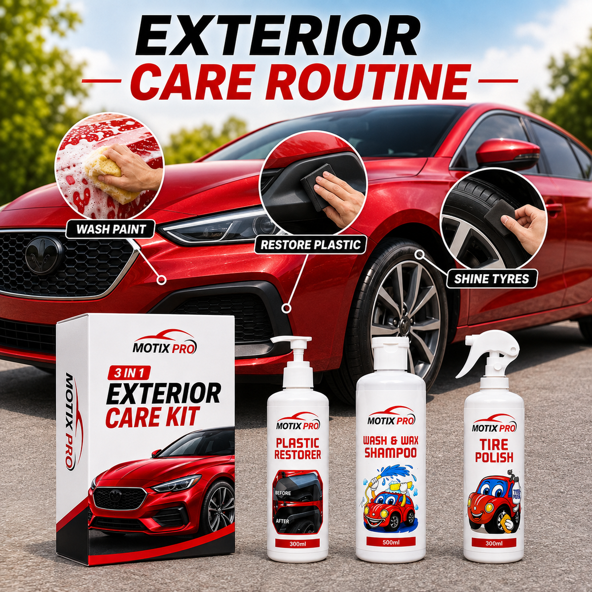 MOTIX PRO Exterior Revival Kit application routine
