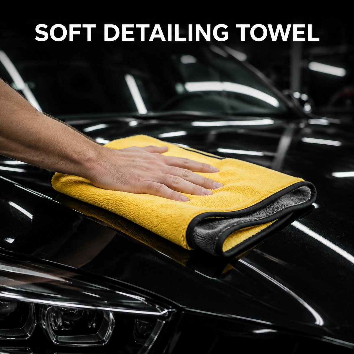 MOTIX PRO Premium Microfiber Towel in use